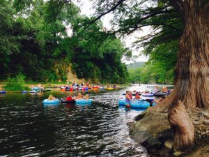 Floating the Guadalupe River